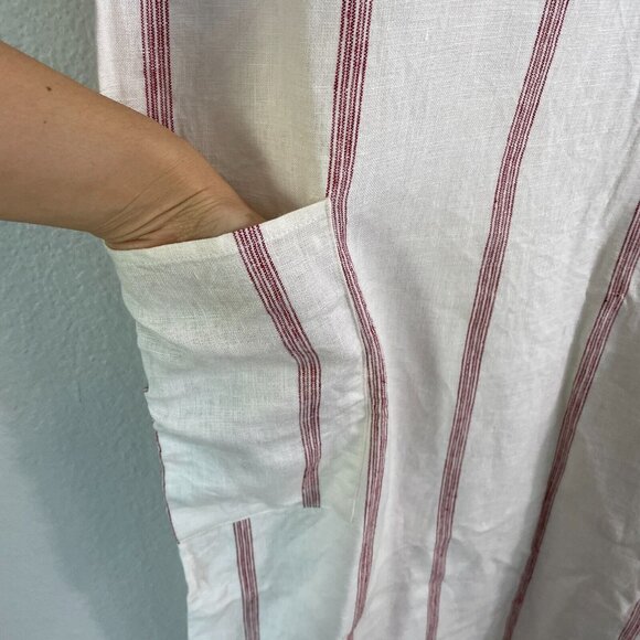 Christy Dawn White and Red Striped Dress - Picture 7 of 12